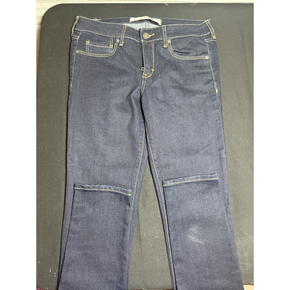 Abercrombie & Fitch Womens Jeans 28x33 Dark Wash Blue Denim Long